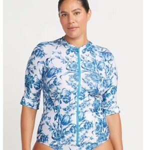 Artesands  Bois De Croix Seurat Sunsafe Short Sleeve Top - US 14/Can 16